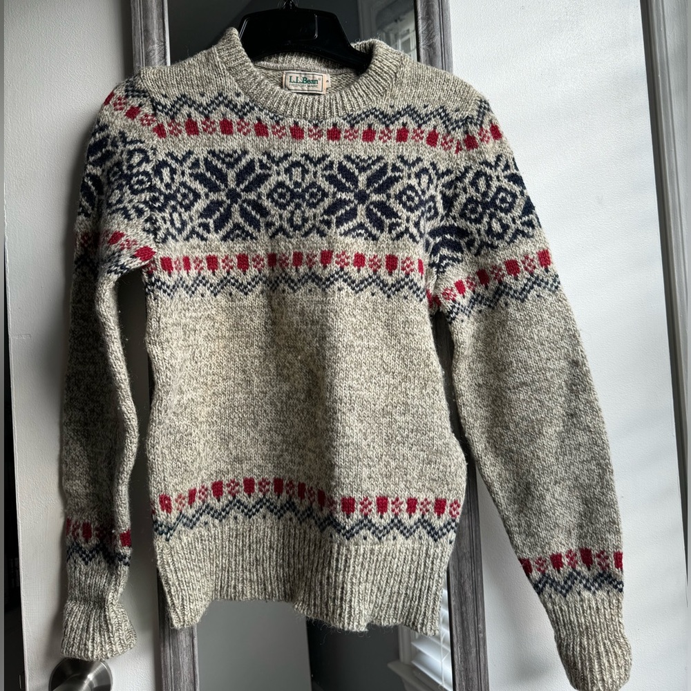 LL Bean Wool Sweatshirt